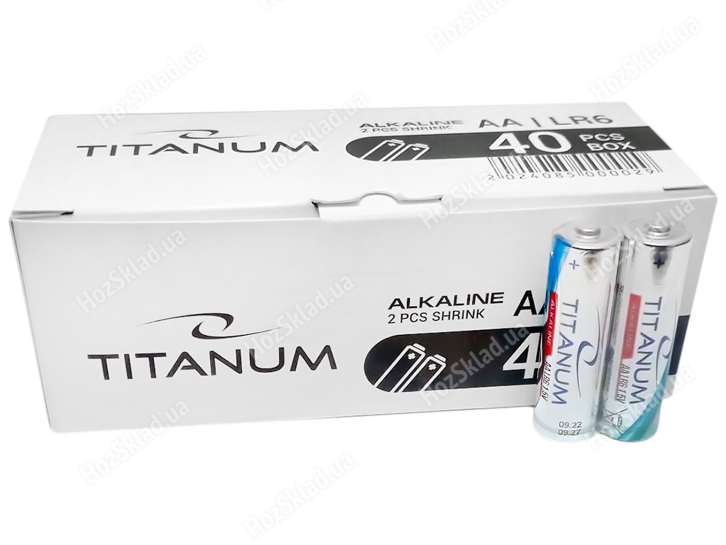 Батарейка алкалінова Titanum AA, 1,5V, LR6 (ціна за спайку 2шт) 4820118294001