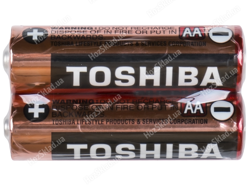 Батарейка алкалиновая Toshiba, 1,5V, AA, LR6 (цена за спайку 2шт) 4904530594939
