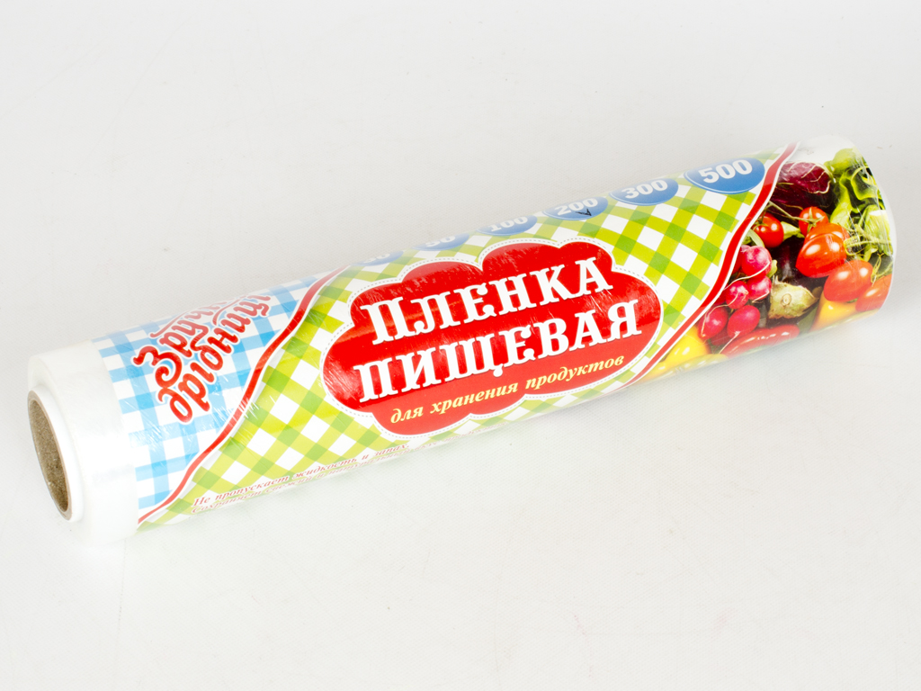 Плёнка пищевая стрейчевая для хранения продуктов "Зручні Дрібниці" 200м