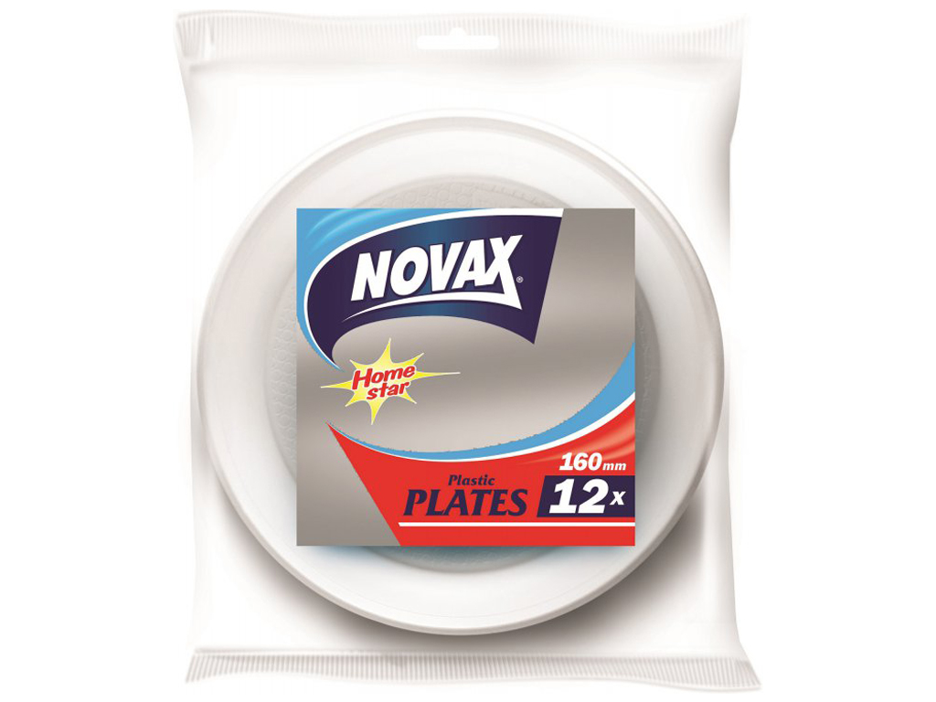 Тарілки десертні 16cм Novax 12шт