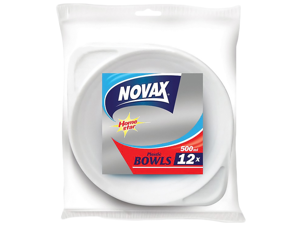 Тарілки глибокі 500мл Novax 12шт