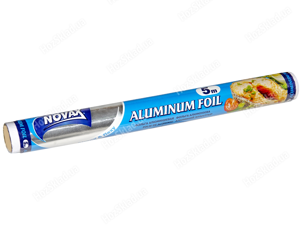 Фольга алюминиевая Novax 28смх5м