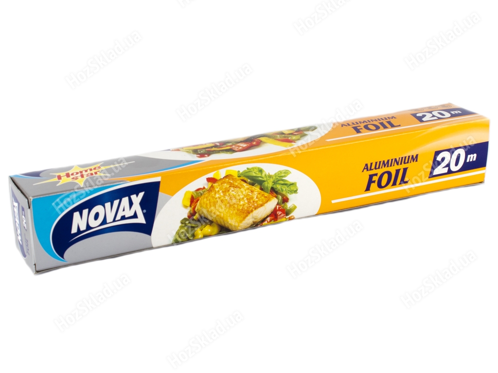 Фольга алюминиевая пищевая Novax Home Star коробка 20м