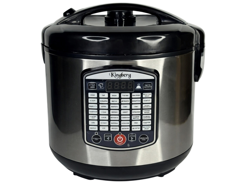 Мультиварка Kingberg KB-2001, 43 программы, LCD дисплей, 900Вт, 5л