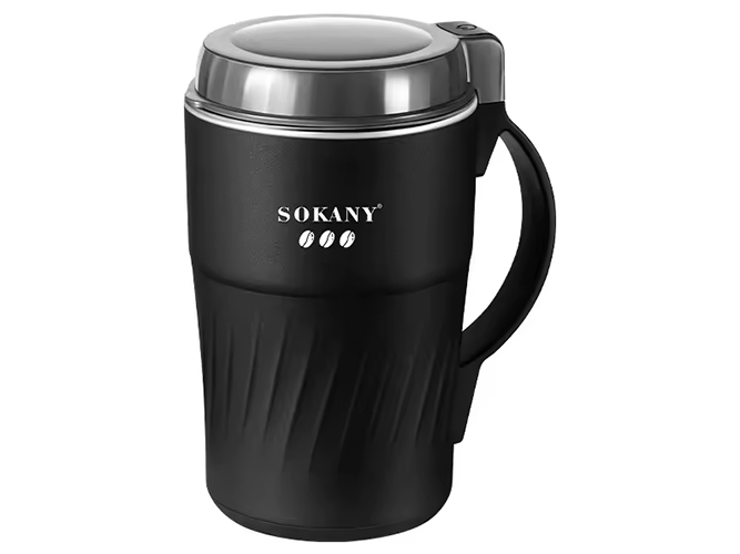 Кофемолка Sokany, 300Вт, 4 лезвия, нержавеющая сталь, пластик, 10×18,5см, 500г, цвет черный