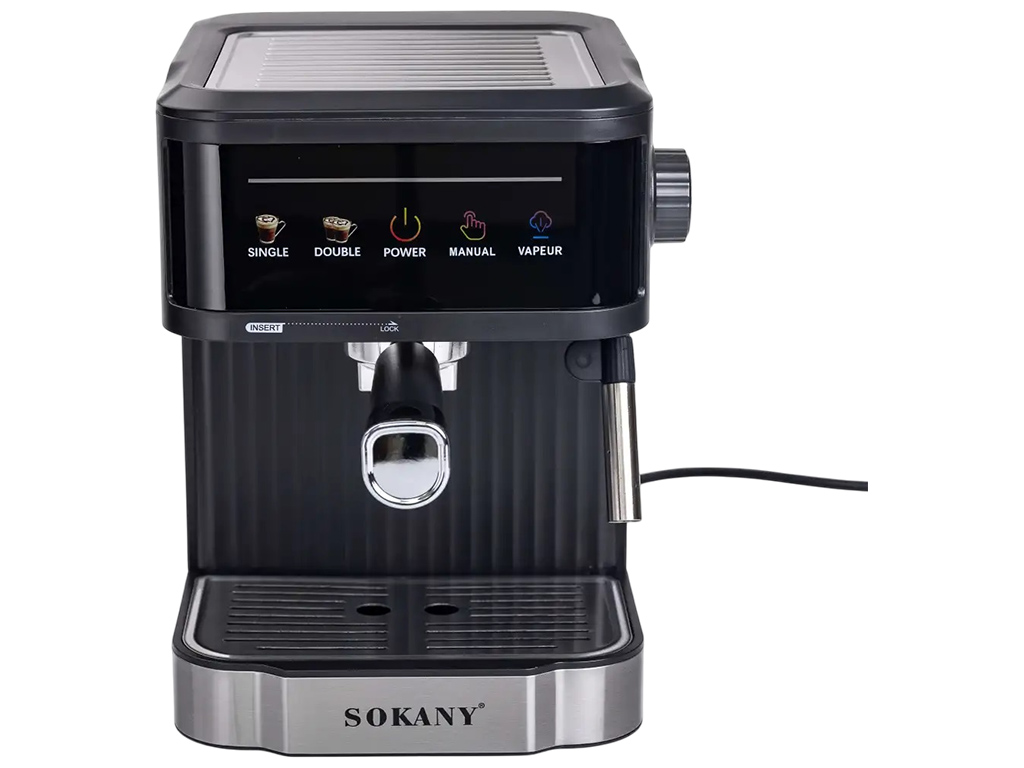 Кофемашина рожковая Sokany, 1,8л, 850Вт