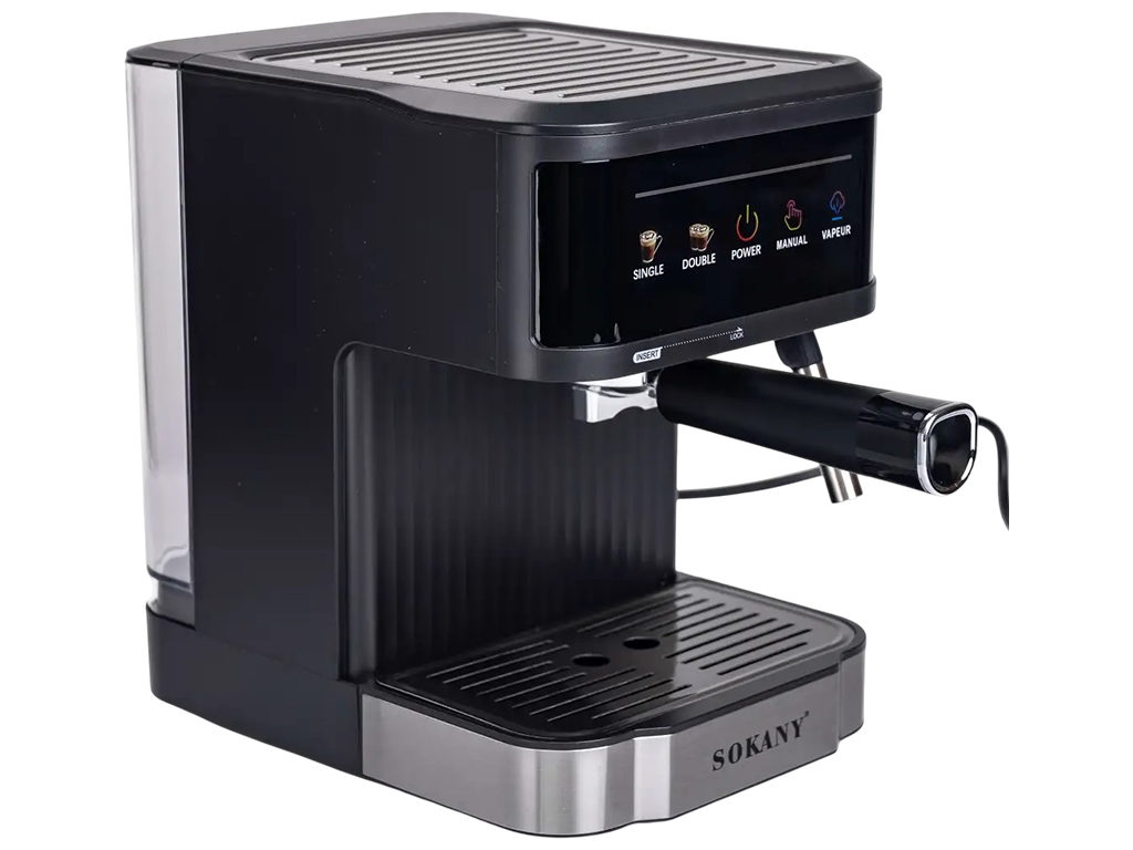 Кофемашина рожковая Sokany, 1,8л, 850Вт