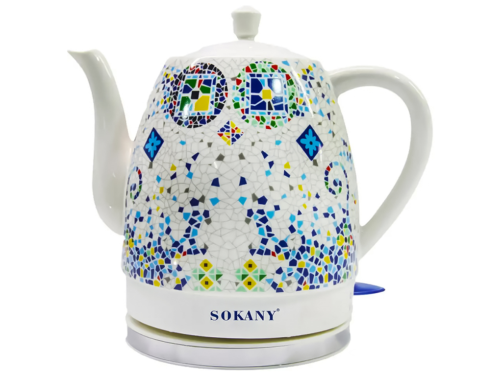 Чайник электрический Sokany Мозаика, 1,5л, 1000Вт