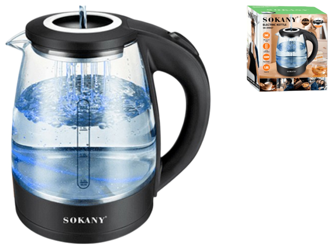 Чайник электрический Sokany, 1500Вт, 1,8л
