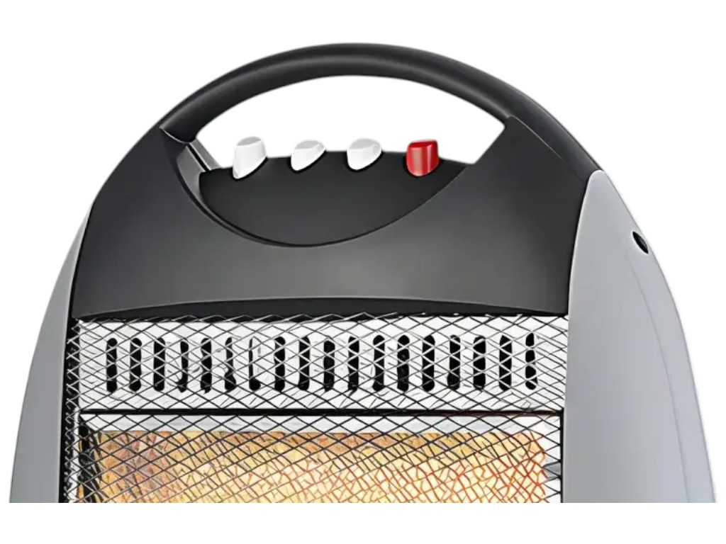 Обогреватель электрический Sokany, напольный, инфракрасный, пластик, 1200Вт, 28×15×51см, цвет серый