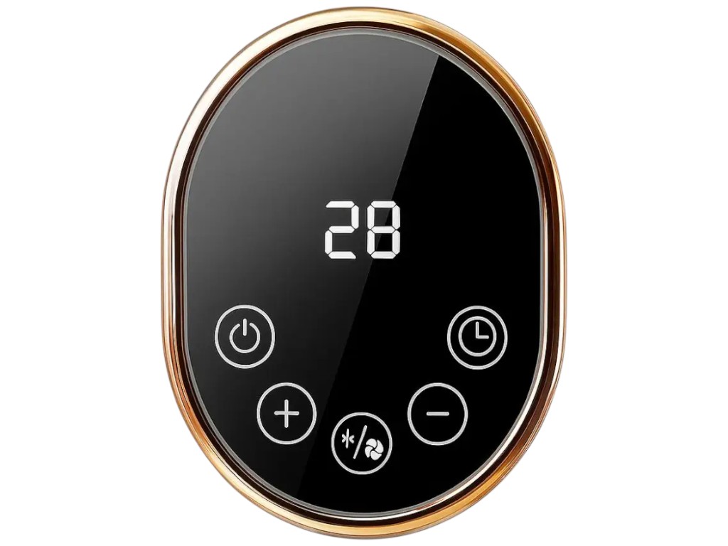 Тепловентилятор настінний Sokany, 2000Вт, з пультом керування та дисплеєм, пластик, 56,5x17x24,7см