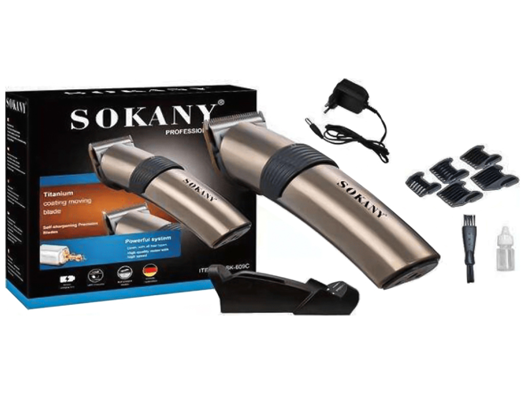 Машинка для стрижки волос Sokany, 3Вт