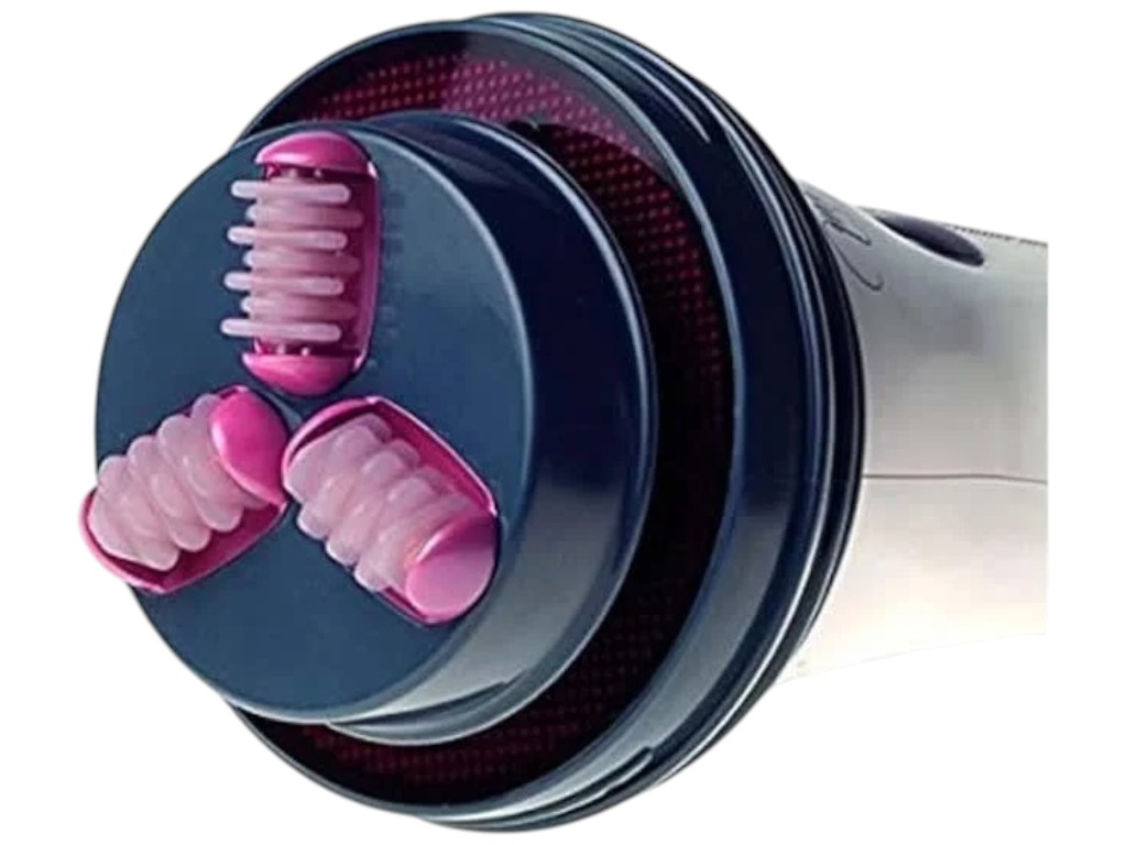 Массажер Body Innovation Sculptural, от сети, вибромассажер с насадками, с подогревом, цвет белый