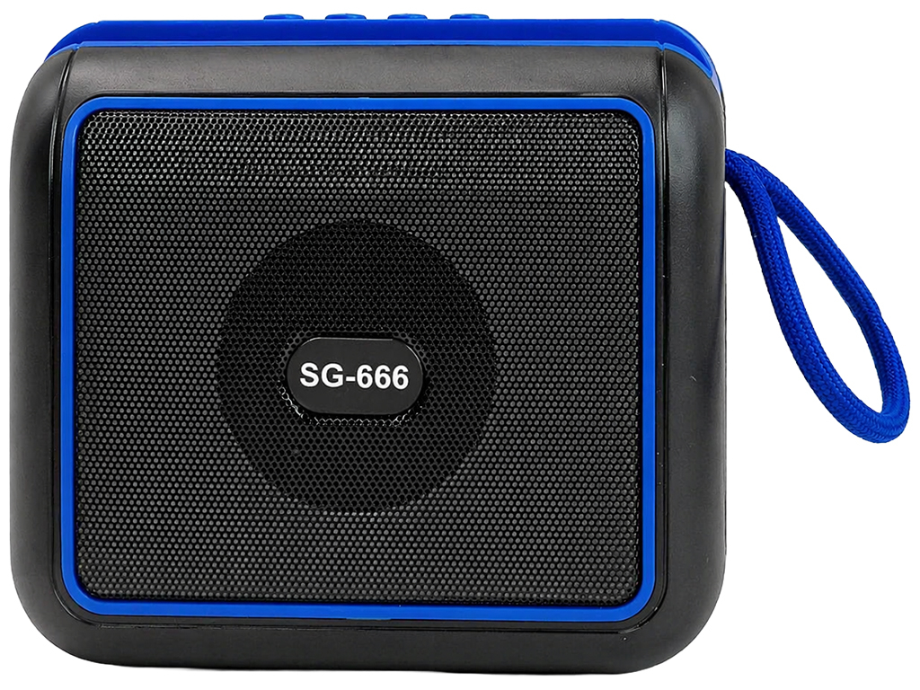 Колонка беспроводная, Bluetooth 5.3, RGB подсветка, аккумулятор 1200 мАч, пластик, 14×8,5×12,5см