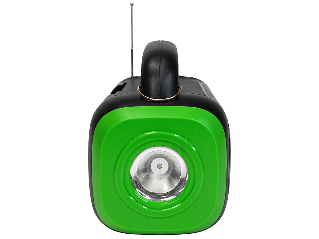 Колонка беспроводная, Bluetooth 5.1, солн. панель, аккумулятор 1200мАч, пластик, 23,4×11,8×15,5см