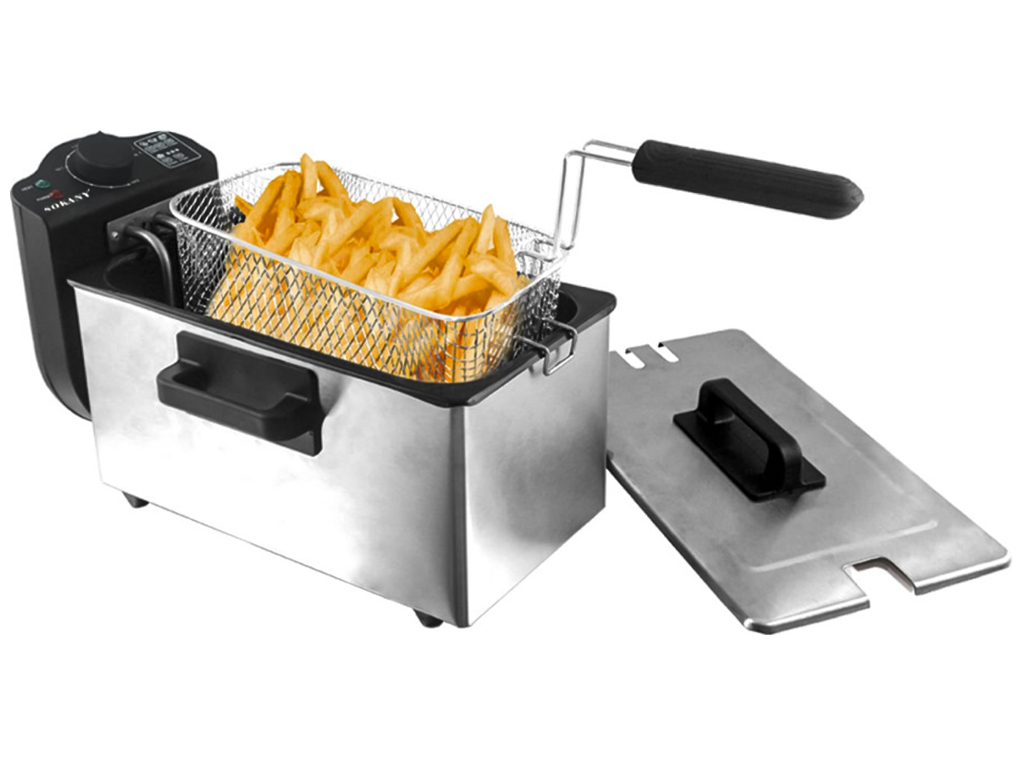 Електрична фритюрниця Sokany, 2000Вт, 3,5л