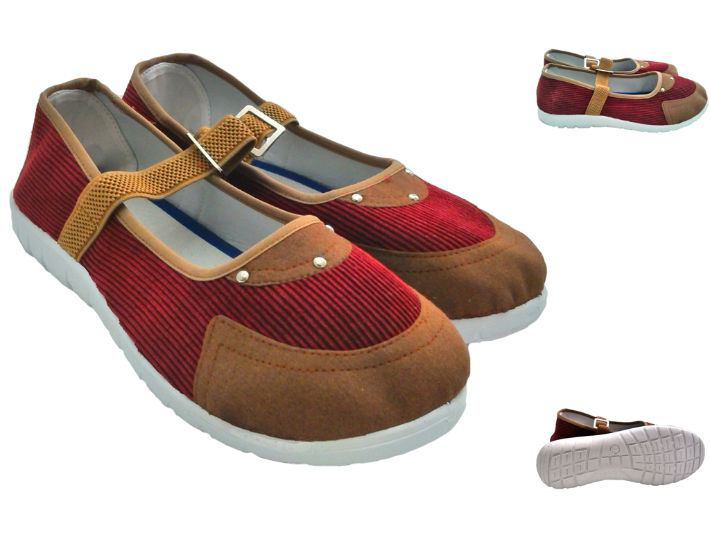 Балетки жіночі/підліткові бордо, лита підошва (35 розмір, маломірять) РОЗПРОДАЖ