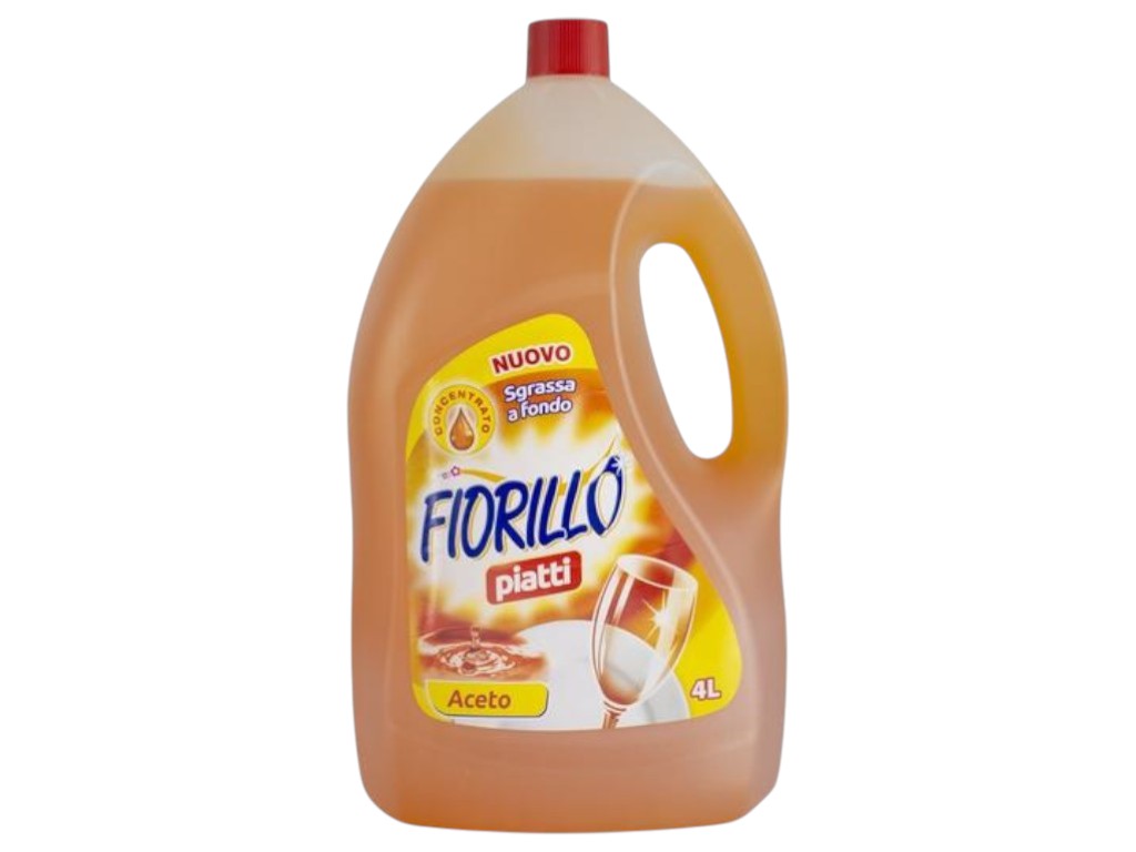 Засіб для миття посуду Fiorillo з оцтом, 4л
