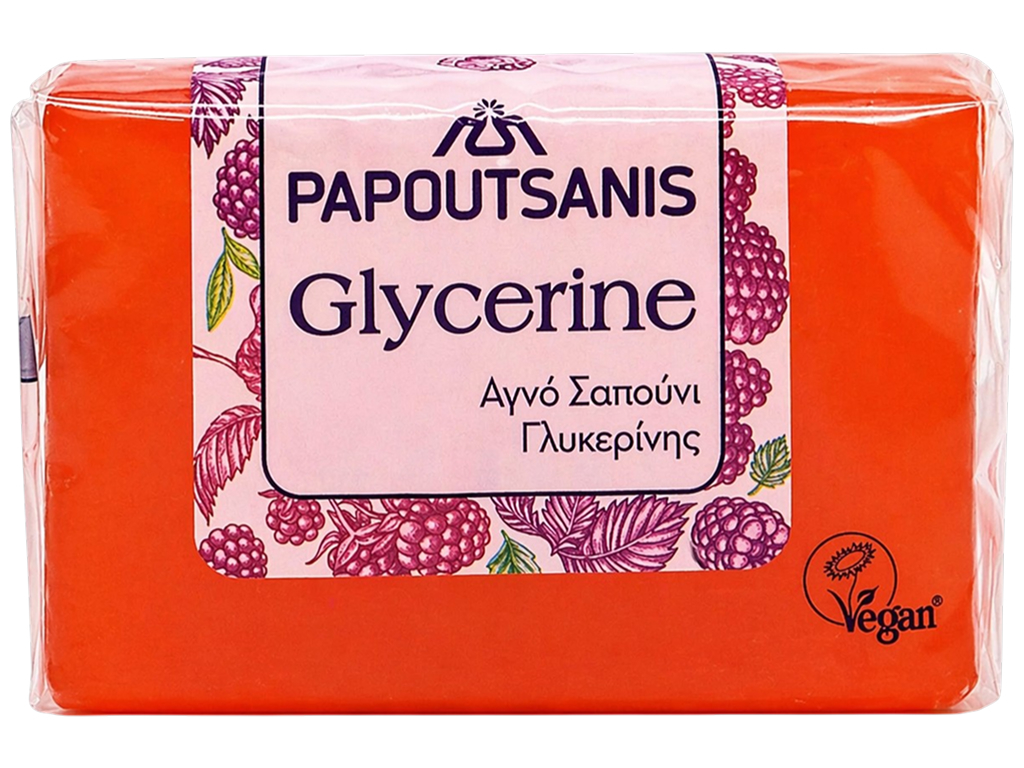 Мыло глицериновое Papoutsanis Glycerine Red, 125 г