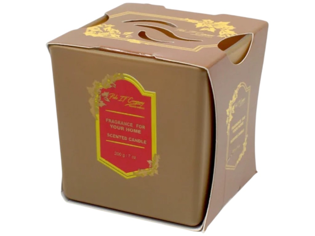 Свеча ароматическая Pako, в стакане, парафин, аромат мадагаскарская ваниль, 8x8см