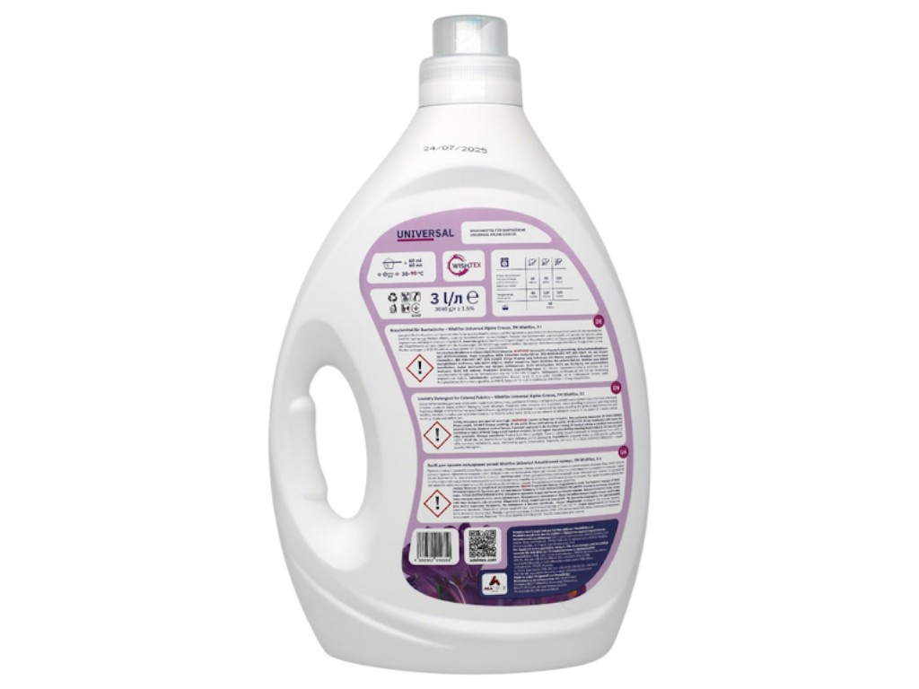 Гель для стирки Wishtex universal alpine crocus, концентрат, 3 л, 50 стирок