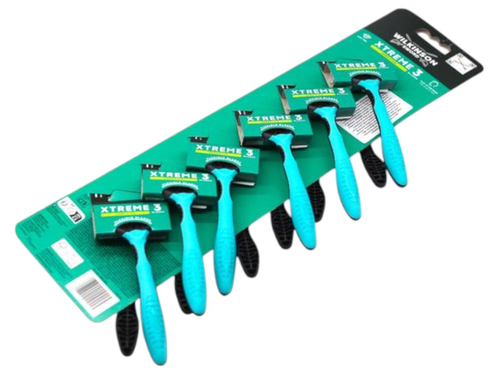 Бритва Wilkinson Sword Xtreme Sensitive мужская, одноразовая, 3 лезвия (цена за 1шт)