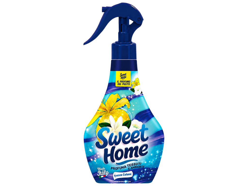 Освіжувач повітря та текстилю Sweet Home Fresh Cotton Свіжа бавовна, 250 мл