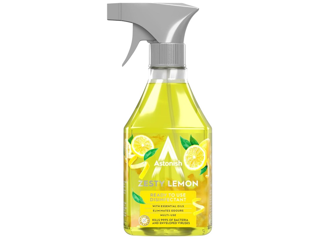 Средство моющее и дезинфицирующее универсальное Astonish Zesty Lemon, без хлора, аромат лимон, 550мл
