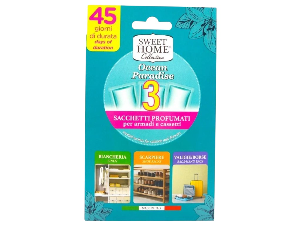 Ароматическое саше для гардероба Sweet Home Collection, аромат райский океан