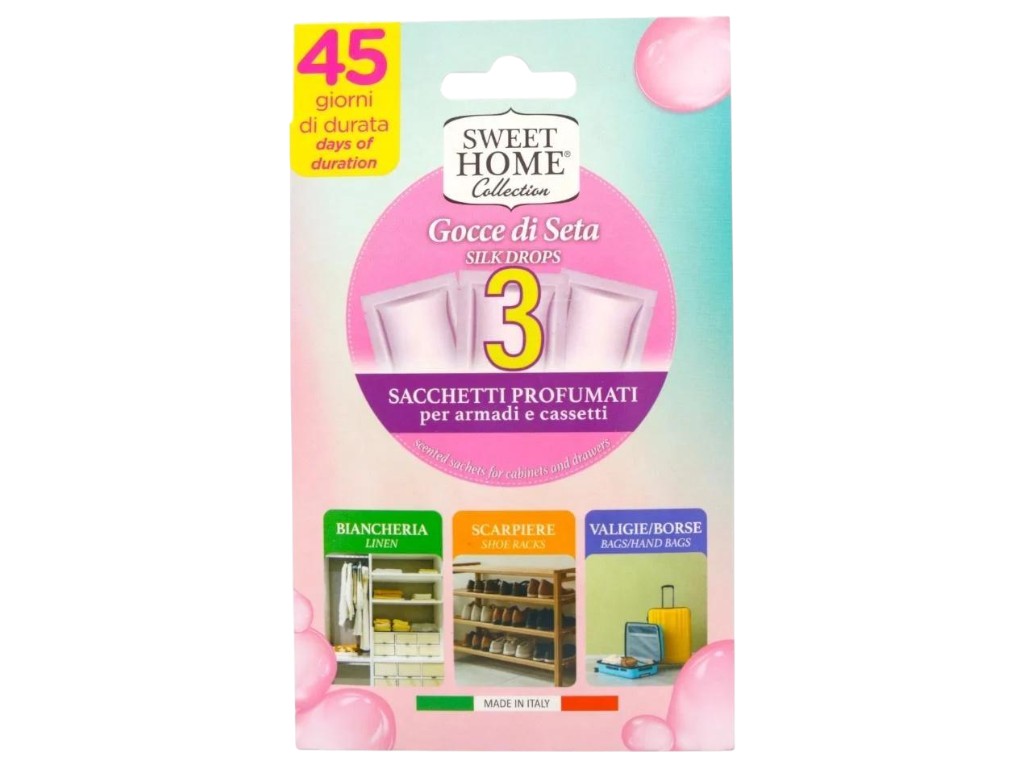 Ароматическое саше для гардероба Sweet Home Collection, нежность шелка