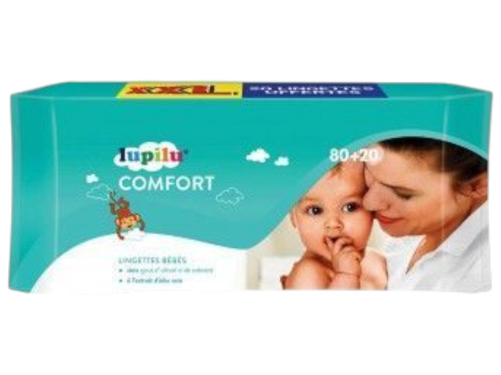 Серветки Lupilu вологі, Comfort, 80+20 штук