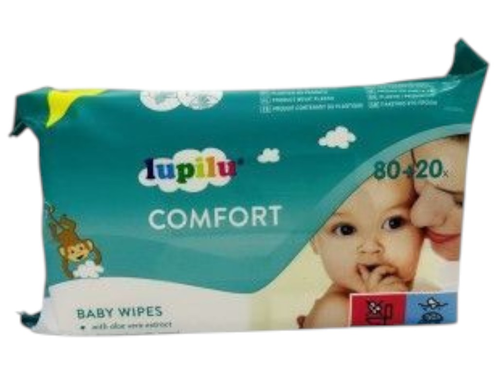 Серветки Lupilu вологі, Comfort, 80+20 штук