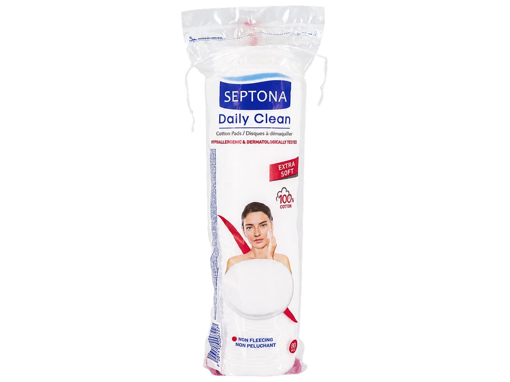 Косметические ватные диски Septona Daily Clean, 80 шт