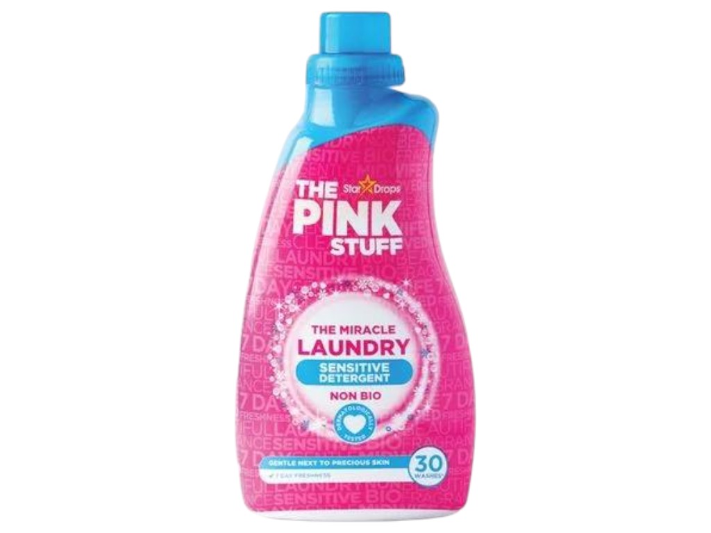 Гель для стирки The Pink Stuff Sensitive Non Bio, 30 циклов стирок, 960мл