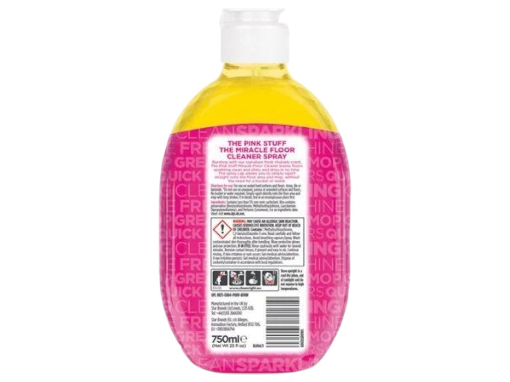 Спрей для мытья полов концентрированный The Pink Stuff, 750 мл