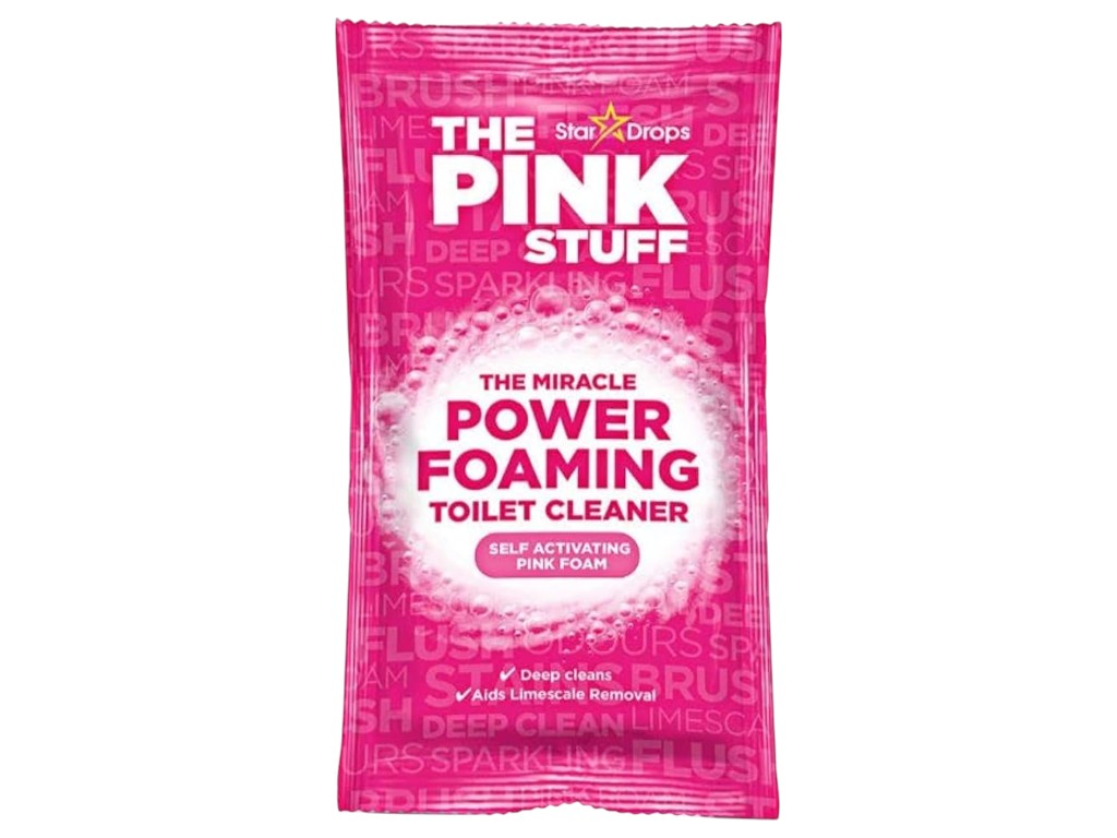 Порошок для чистки унитаза The Pink Stuff, 300г, 3×100г, аромат фруктовый, 3 саше