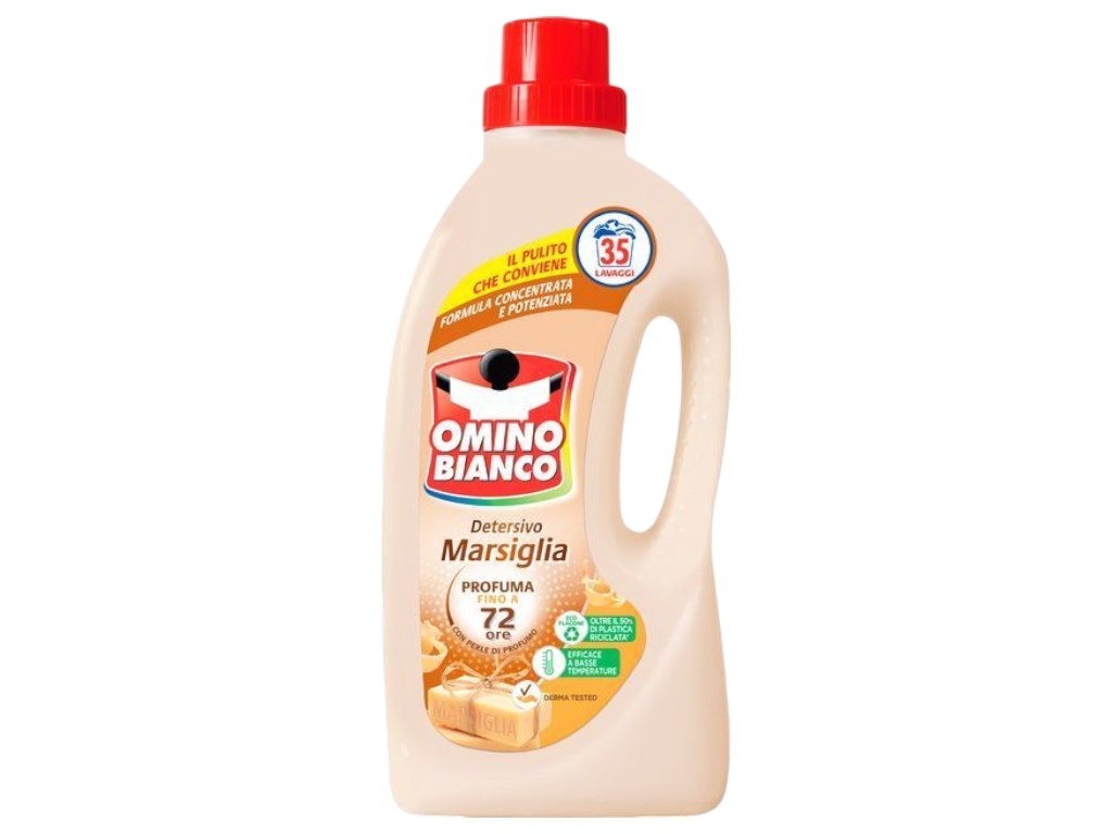 Гель для стирки Omino Bianco marsiglia, безфосфатный, 35 стирок, 1400 мл