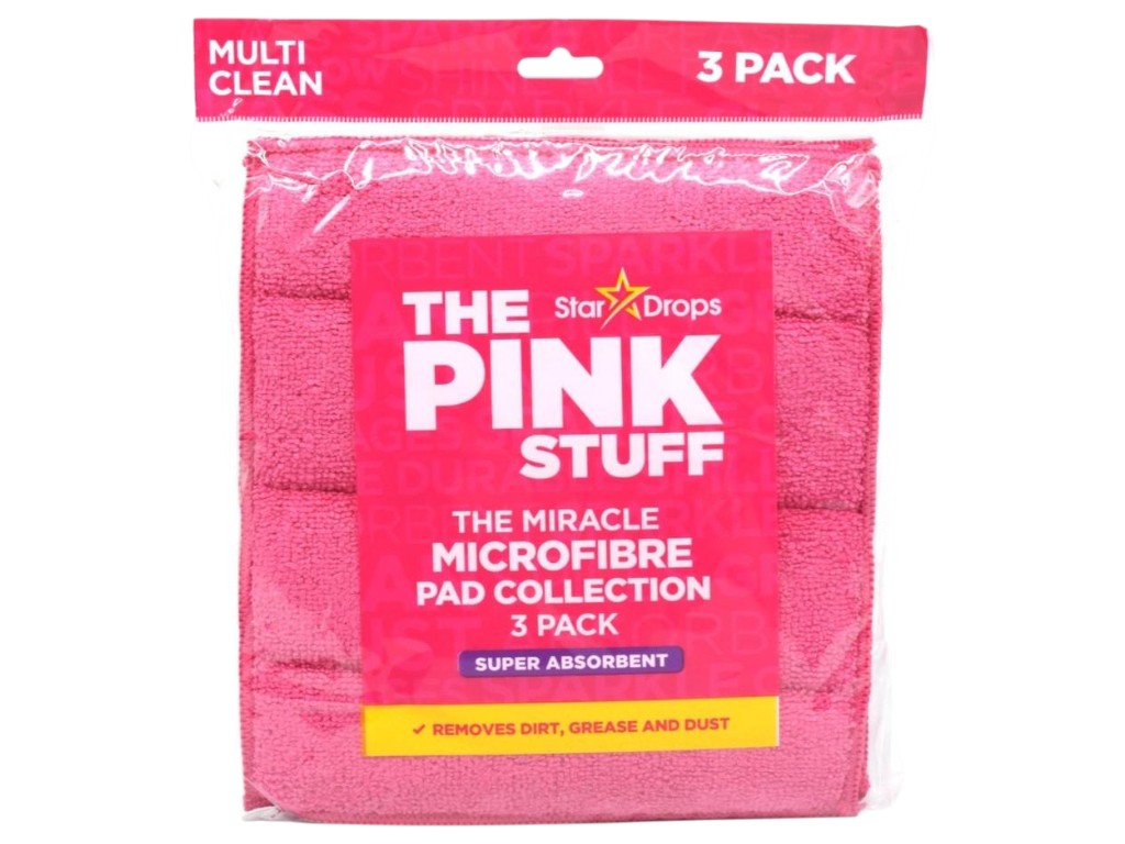Серветки Star Drops The Pink Stuff, мікрофібра, надсмоктуючі, 18х20см