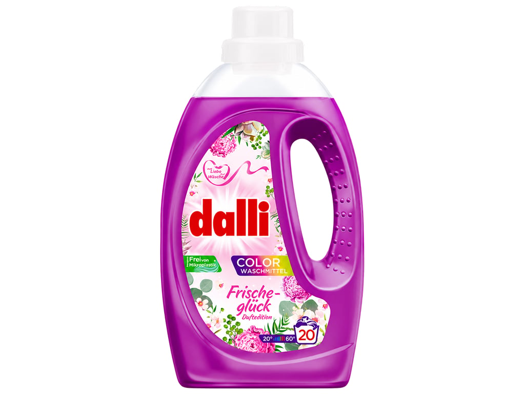 Гель для прання кольорових тканин Dalli Color Frische-Glück, 20 прань, 1,1 л