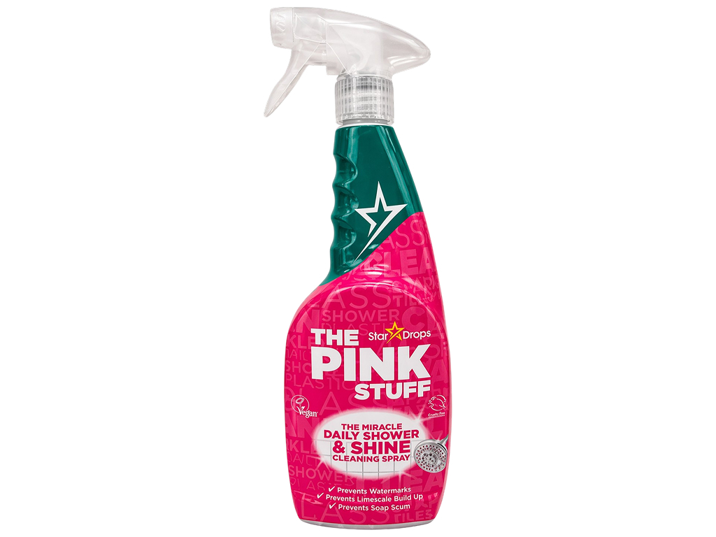 Спрей для чищення ванної кімнати та душової кабіни Pink Stuff Daily Shower & Shine 750 мл