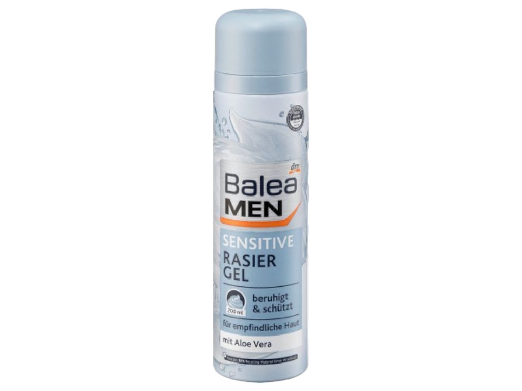 Гель Balea Men для бритья Sensitive, 200 мл
