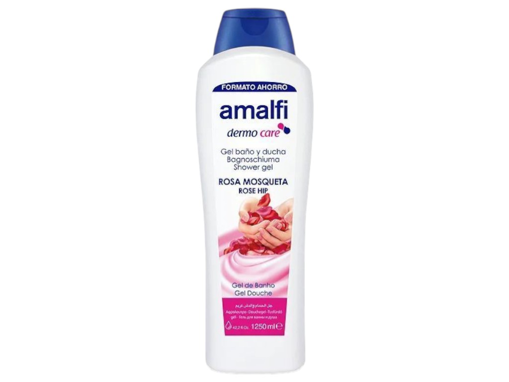 Гель для душу Amalfi rose hip, 1250 мл, для ванни та душу