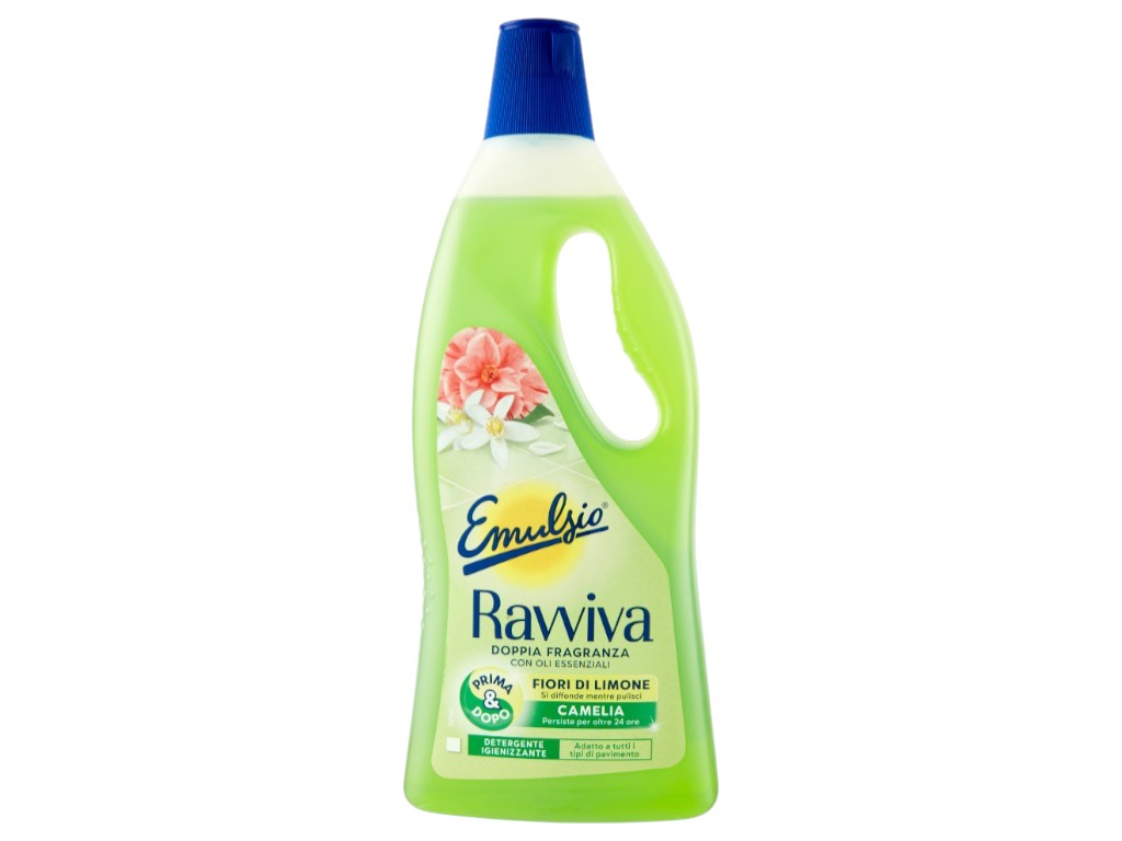 Средство для мытья полов Emulsio Ravviva Doppia Fragranza Lemon & Camellia, 750мл