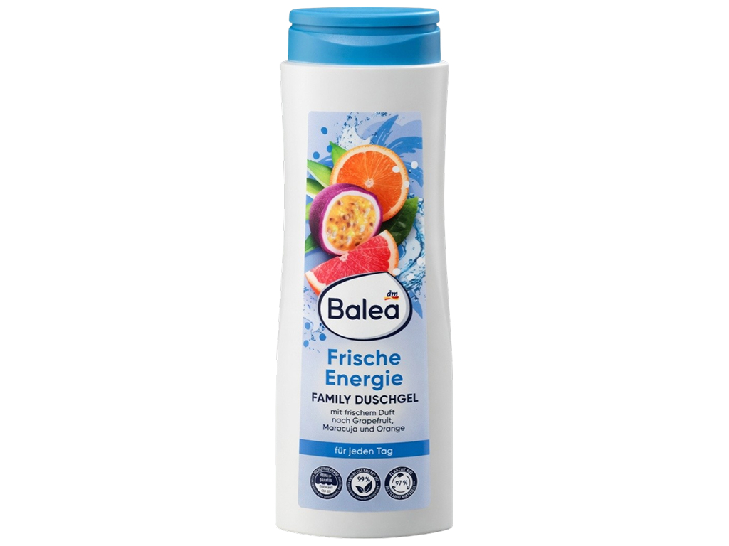Гель для душа Balea Frische Energie Family, с молочными протеинами, 500 мл