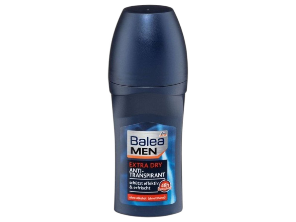 Дезодорант роликовий Balea extra dry, чоловічий, до 48 годин, без спирту, 50 мл
