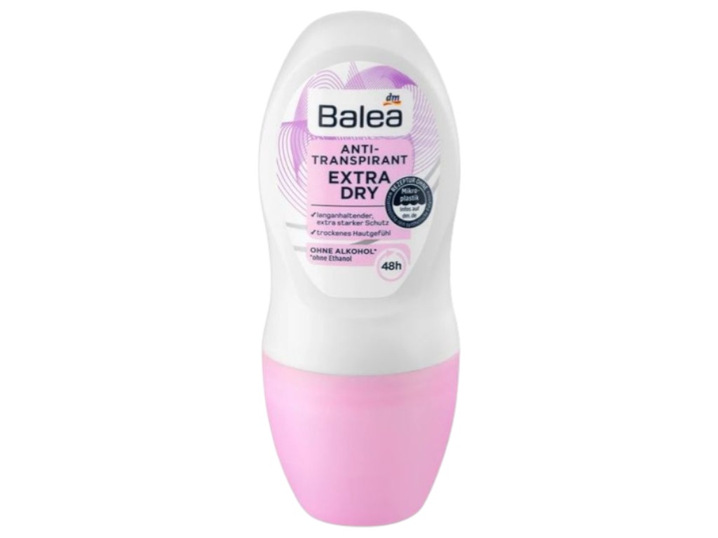 Дезодорант роликовий Balea extra dry, до 48 годин, без спирту, 50 мл