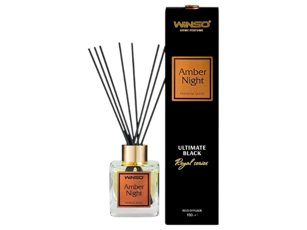 Ароматизатор Winso ultimate black amber night, палочки, 100 мл.