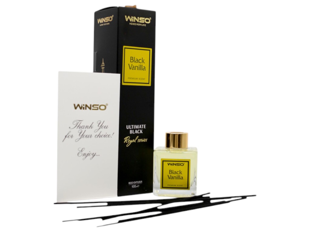 Ароматизатор Winso ultimate black black vanilla, палочки, 100 мл.