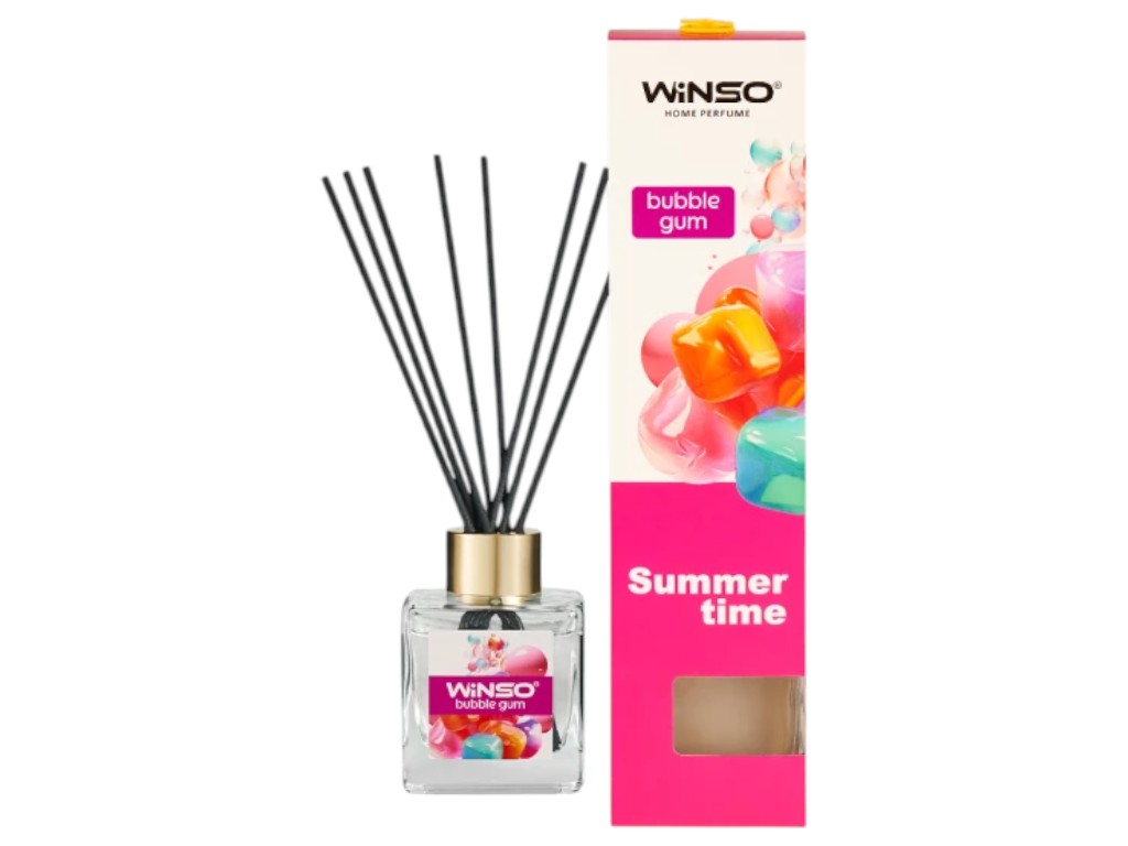 Ароматизатор Winso summer time bubble gum, палички, 100мл.