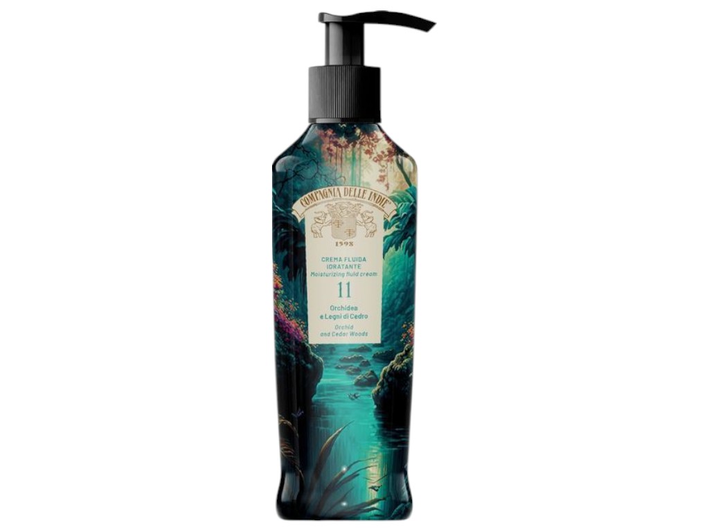 Крем для рук и тела Compagnia delle Indie, orchidea e legni di cedro, масла миндаля и ши, 250 мл